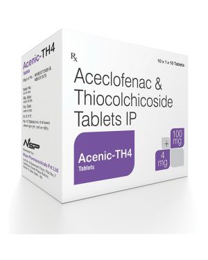 Aceclofenac 100mg Thiocolchicoside 4mg