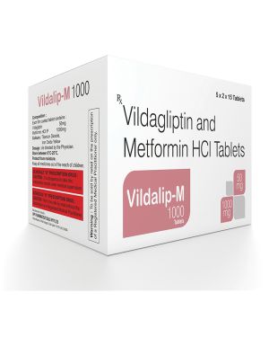 Vildagliptine 50mg & Metformin 1000mg