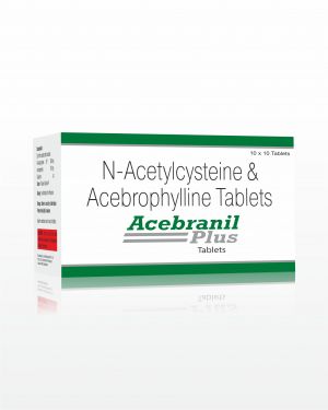 Acebrophylline 100mg N-Acetylcysteine 600mg Tablets